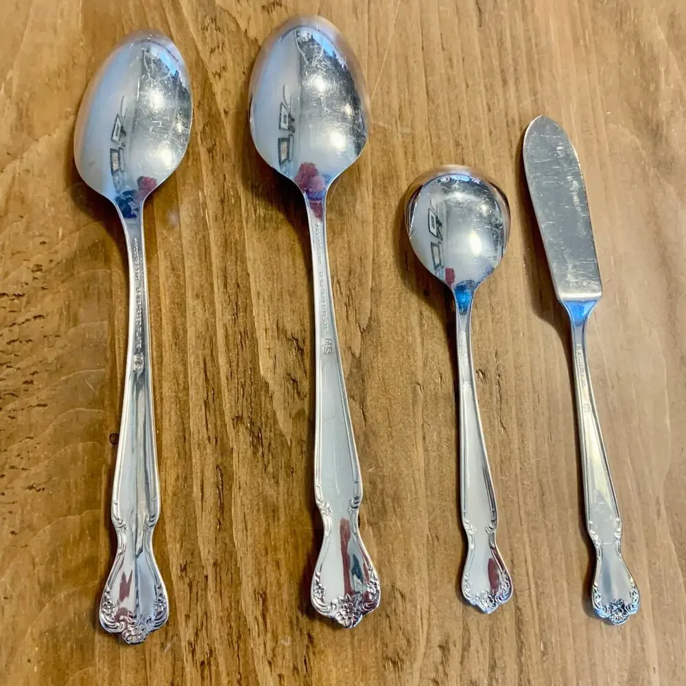 Rogers & Bro DAYBREAK ELEGANT LADY Serving Flatware Reinforced Silverplated IS